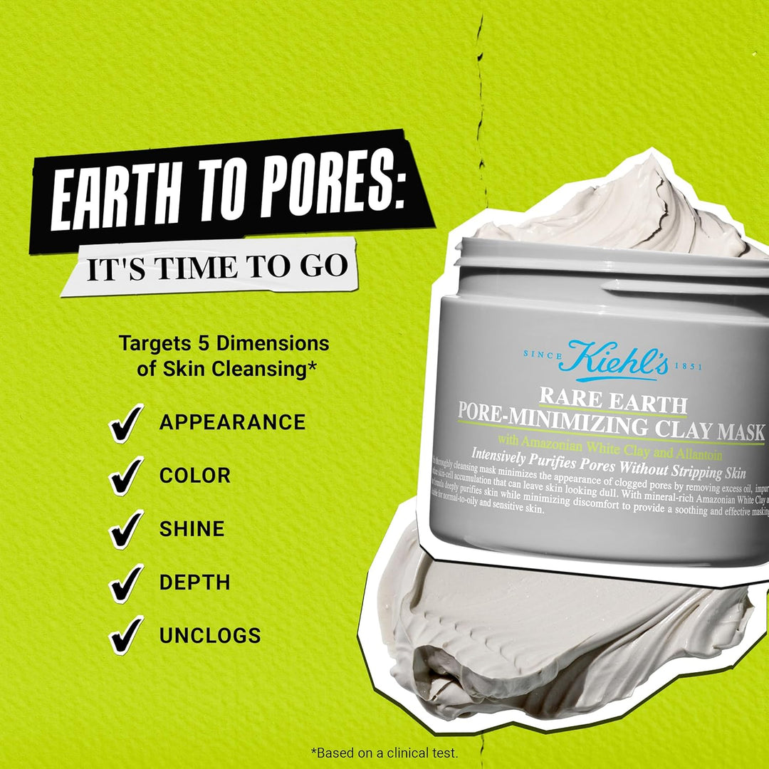 Kiehl's Máscara facial de arcilla minimizadora de poros de tier...