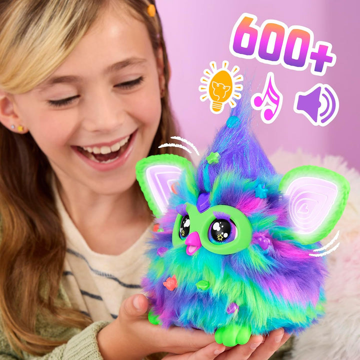 Furby Galaxy brilla en la oscuridad 15 accesorios de moda