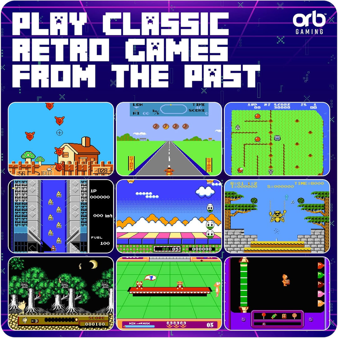 Orb - Mini máquina de arcade, 300 juegos incorporados, juegos de ar...