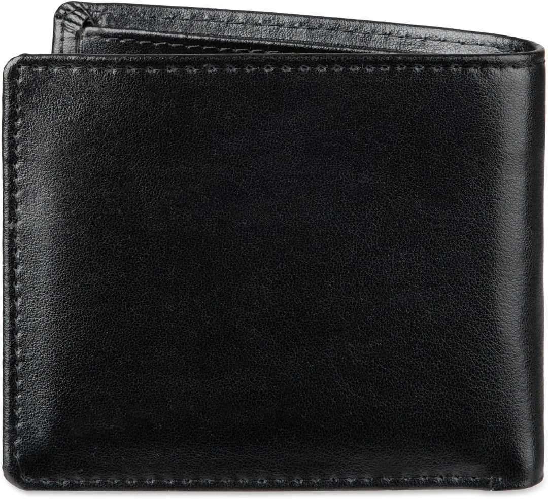 Calvin Klein Billetera plegable minimalista de piel RFID para hombr...