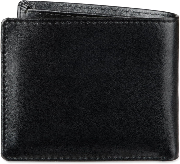 Calvin Klein Billetera plegable minimalista de piel RFID para hombr...