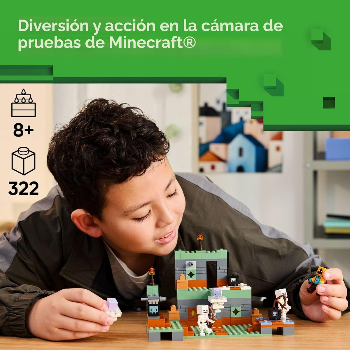 LEGO Minecraft The Trial Chamber - Juguete de construcción