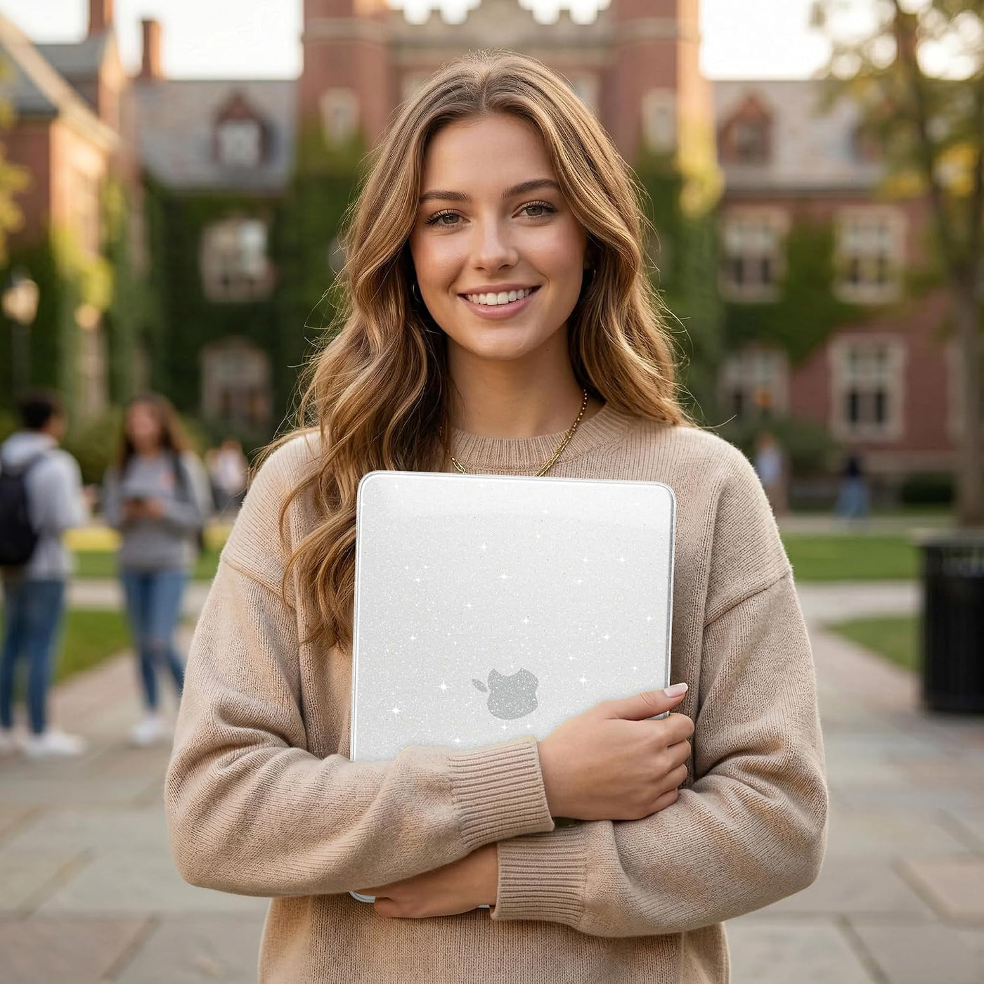 MEEgoodo Funda con purpurina para MacBook Neo de 13 pulgadas versió...