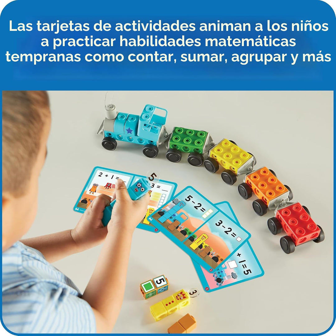 hand2mind Numberblocks Express Train MathLink Cubes Conjunto de Act...
