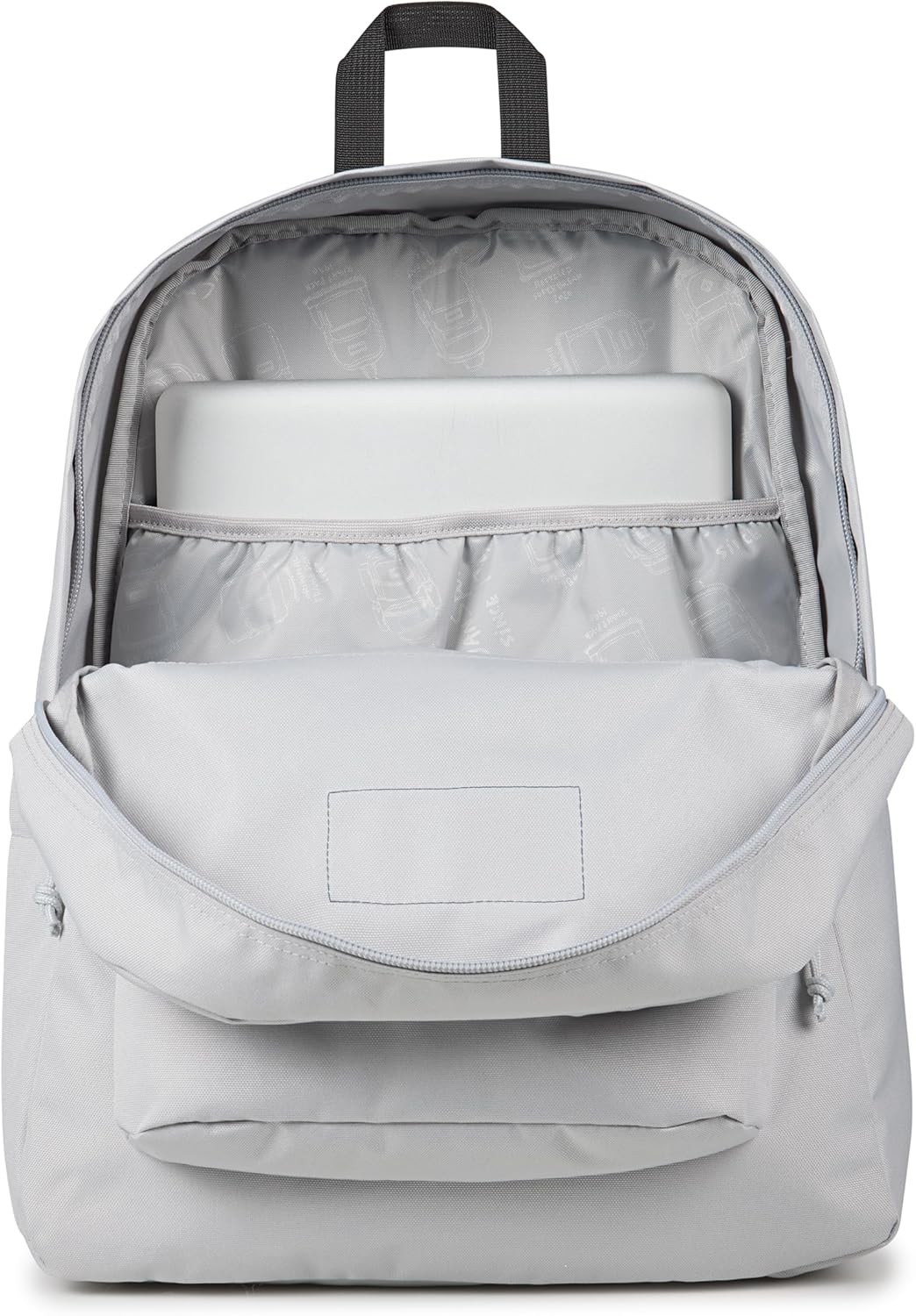 JanSport Mochila Superbreak Plus, Gris conectado a tierra, Tamaño ú...