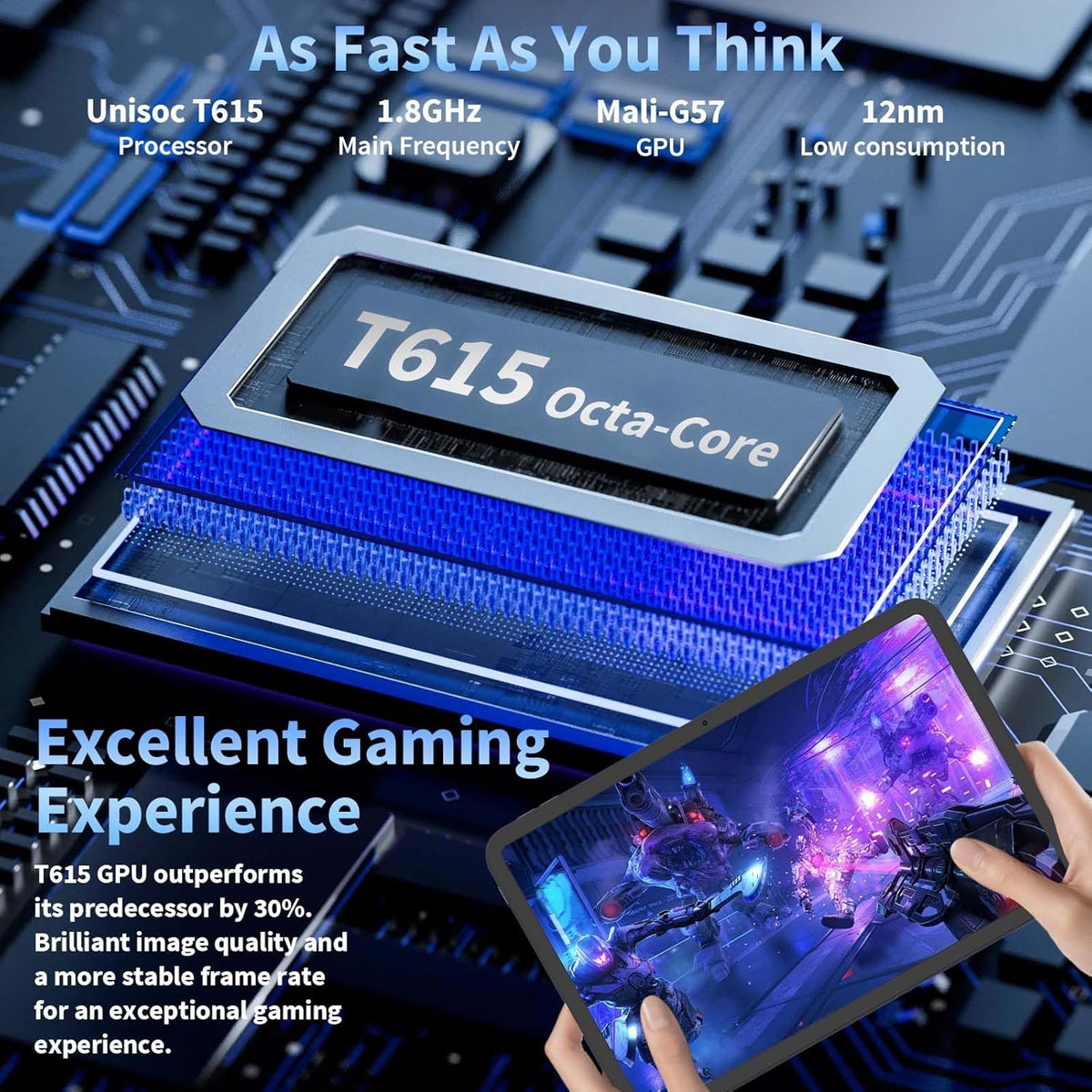 Tablet de 13 pulgadas con teclado, tableta Android 16 con Gemini AI...