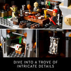 LEGO Icons El Señor de los Anillos: Juego de construcción Barad-dûr para adultos – El Señor de los Anillos coleccionable para fans – Incluye 10 minifiguras – Regalo para hombres y mujeres – 10333