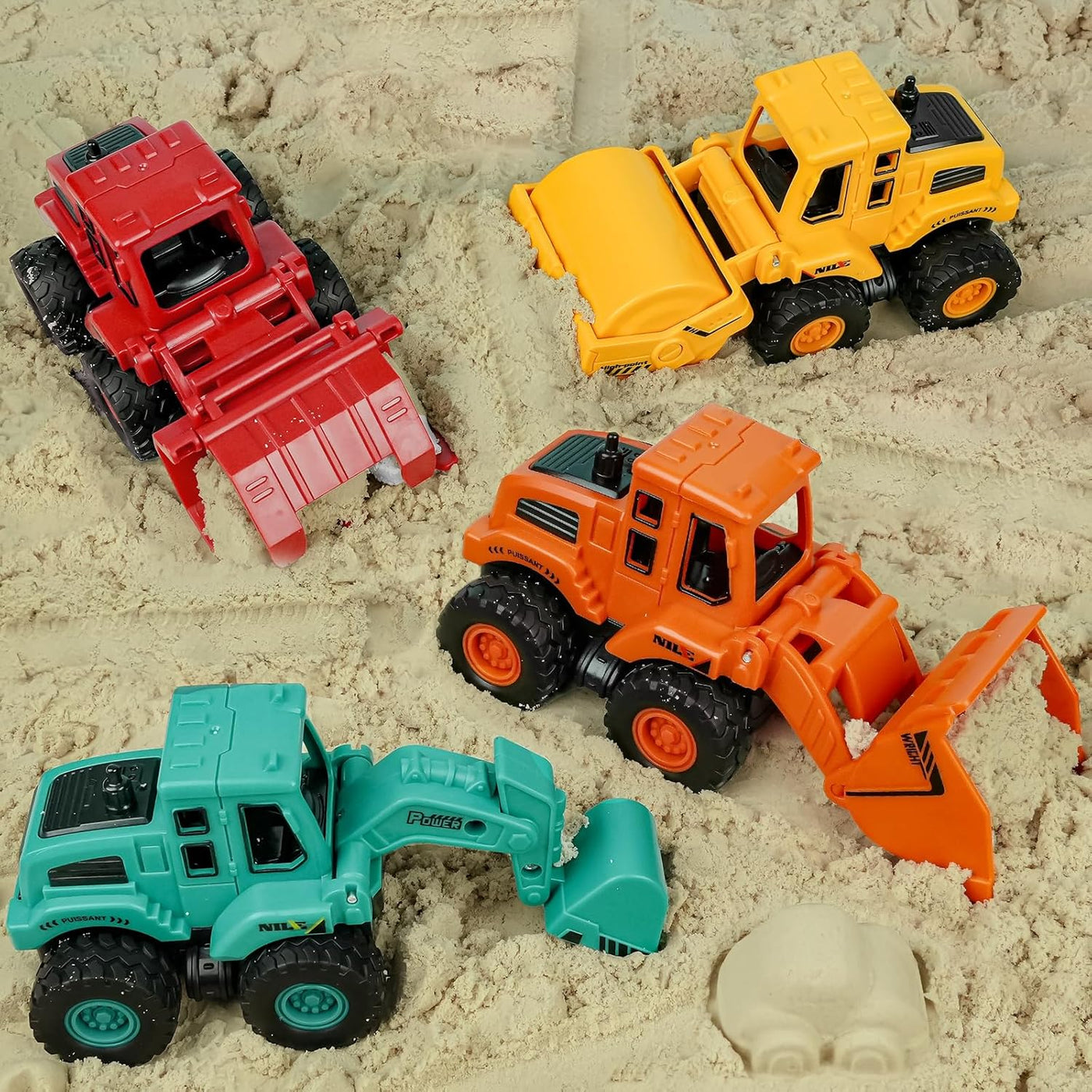 Beestech Juguetes de construcción para niños y niñas de 3