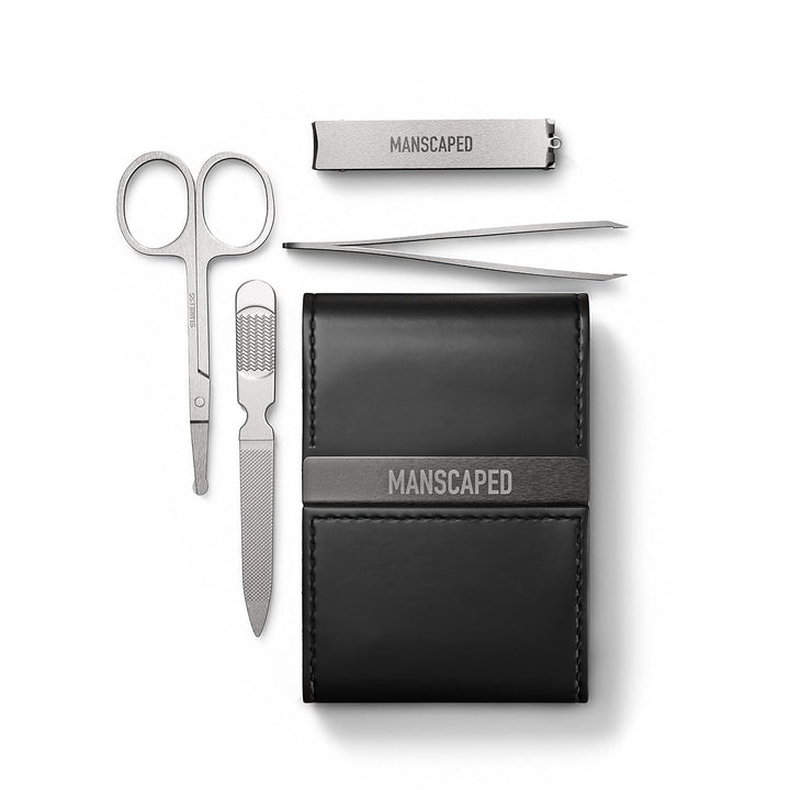 MANSCAPED® Shears 2.0 - Kit de uñas de acero inoxidable templado pa...