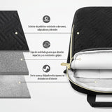 MoKo Bolsa de hombro para portátil de 13-14 pulgadas con asa | Comp...