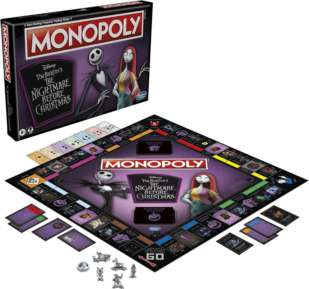 Hasbro Gaming Monopoly Disney Tim Burtons The Nightmare