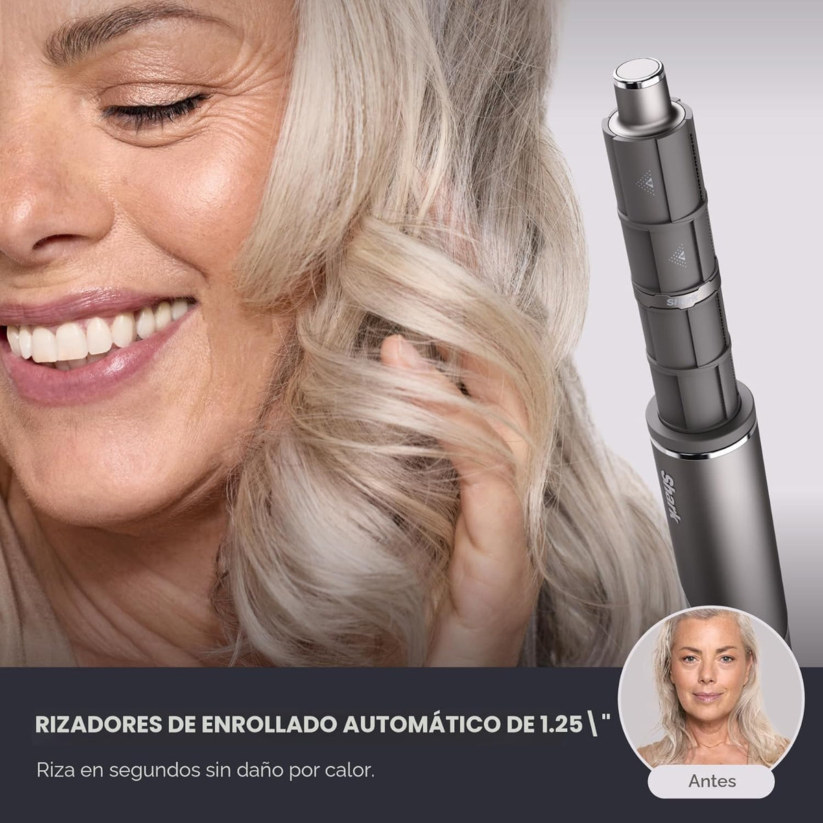 Secador de pelo y alisador de cabello Shark FlexFusion con potente...