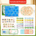 INIFEIDALA Juego de juguetes educativos de madera Montessori
