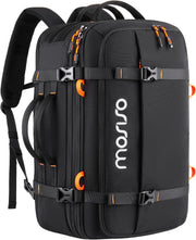MOSISO Mochila de viaje de 40 L para hombre, mochila grande con pue...