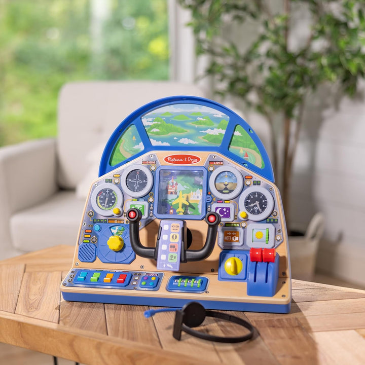 Melissa Doug Tablero de instrumentos de piloto