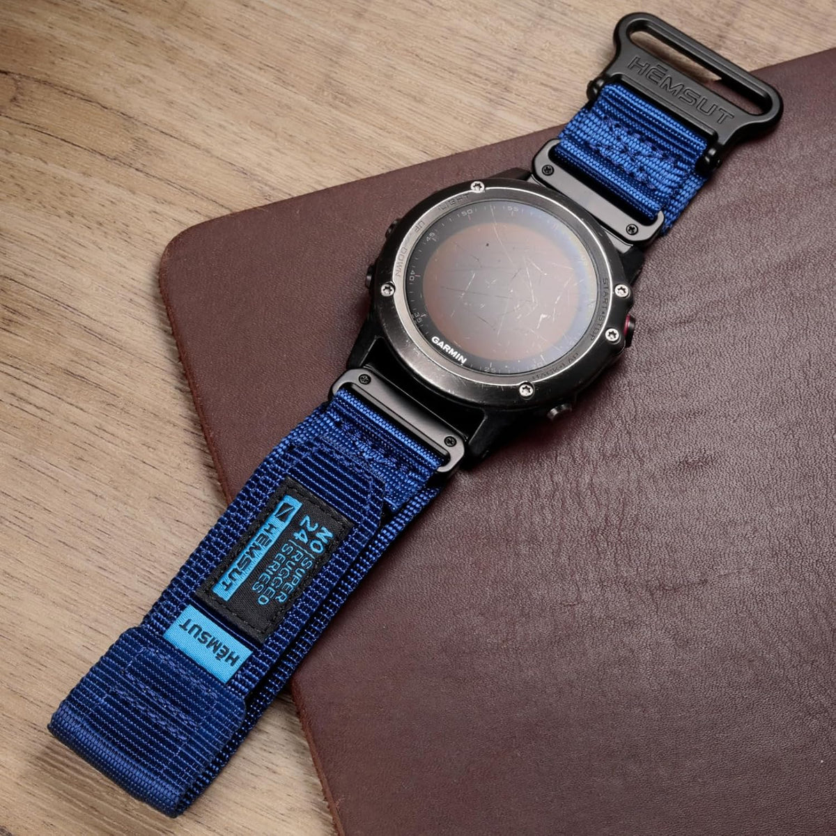 Compatible con la Correa de Reloj Garmin, Correa Deportiva de Nylon Super Resistente con Diseño de Bucle Tejido para Fenix/Forerunner/Approach/MARQ/Quatix/Serie D2, Correa de Reemplazo Resistente para