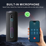 YOLOEMO - Altavoz Bluetooth portátil de 40 W, graves profundos mejo...