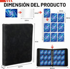 Carpeta de 9 bolsillos para tarjetas coleccionables, álbum con