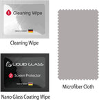 Paquete de 2 protectores de pantalla de vidrio líquido con protección de pantalla de $250 (cada uno) para todos los teléfonos inteligentes, tabletas y relojes, ajuste universal
