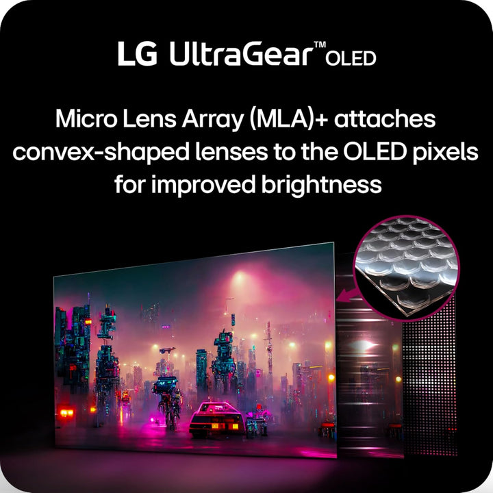LG 45GS95QE Ultragear OLED Monitor curvo para juegos de 45 pulgadas...