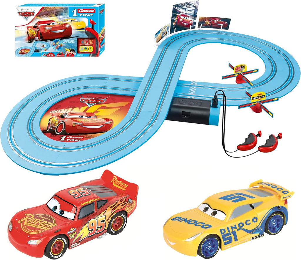 Carrera First Disney Cars Slot Car Race Track Set – Lightning McQueen
