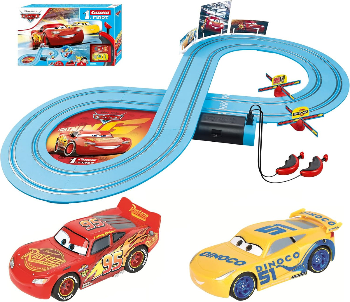 Carrera First Disney Cars Slot Car Race Track Set – Lightning McQueen