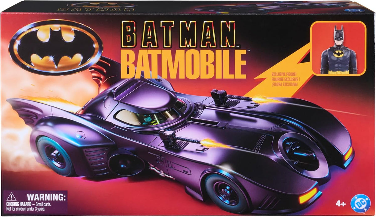 DC Comics Batman '89 Batmobile & Batman - Juego de figuras de acción