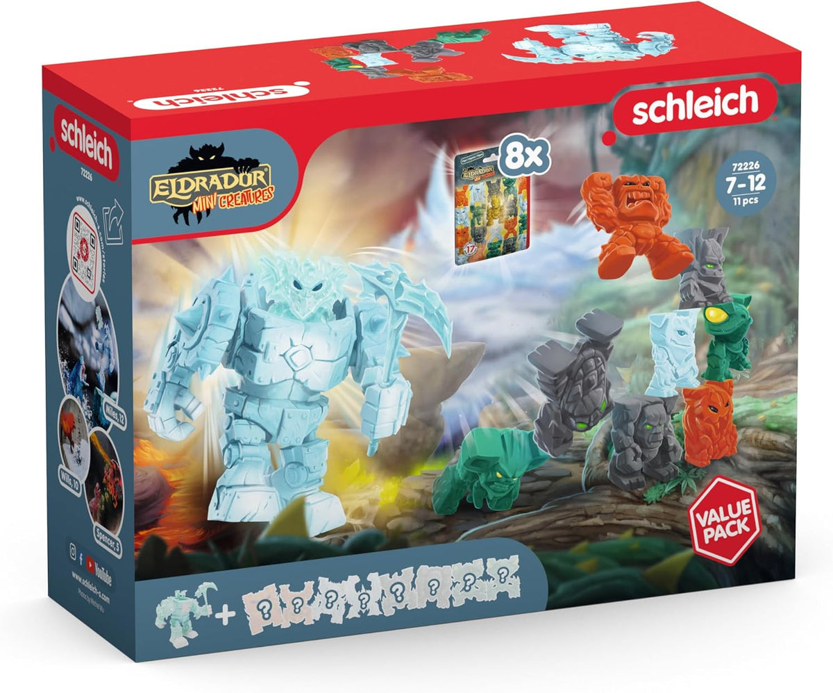 Schleich Eldrador - Juego de 11 piezas de robot de hielo para niños a