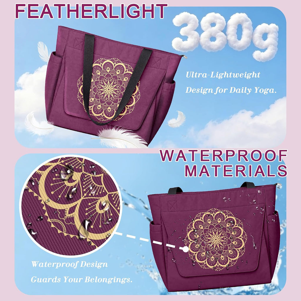 Bolsa para esterilla de yoga, bolsas de gimnasio para mujeres y
