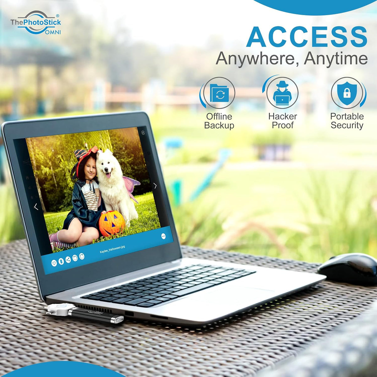 ThePhotoStick® Omni 128 GB (paquete de 2) - Copia de seguridad y tr...