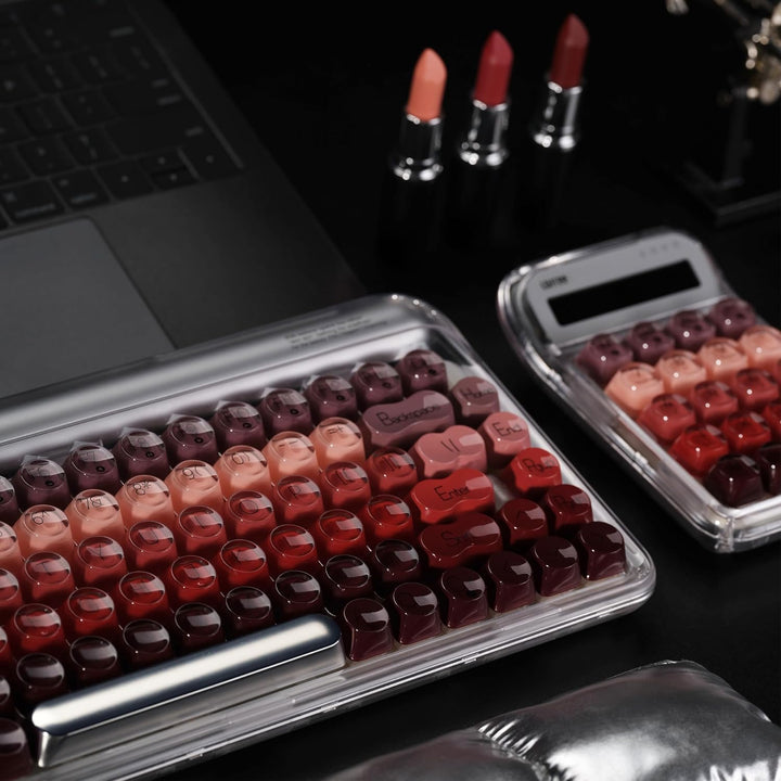 LOFREE DOT Lipstick Elegante Teclado Mecánico de 84 Teclas, Teclado...
