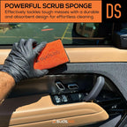 Suds Lab DS - Esponja exfoliante para detalles, almohadilla de microfibra