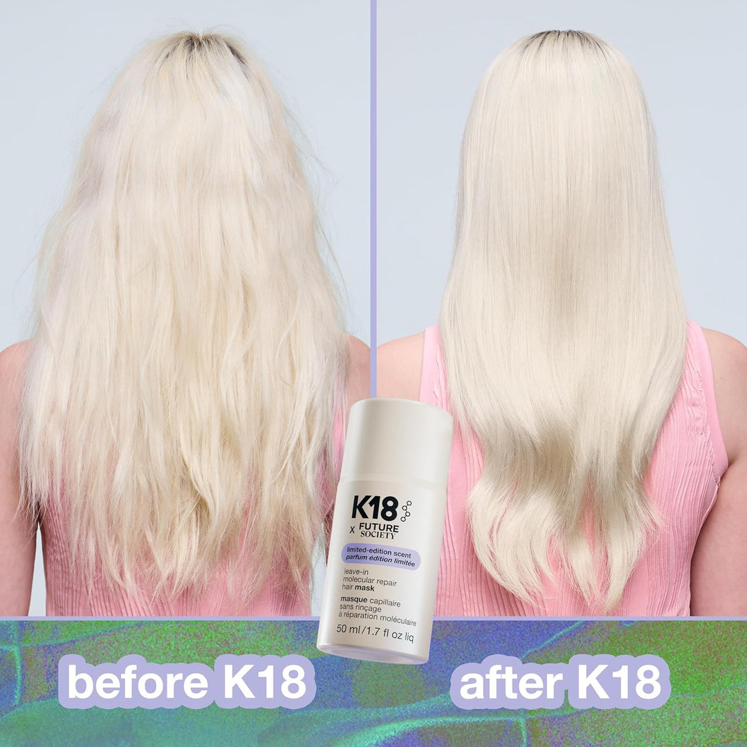 K18 Mascarilla Molecular Capilar Sin Enjuague, Repara el Cabello Se...