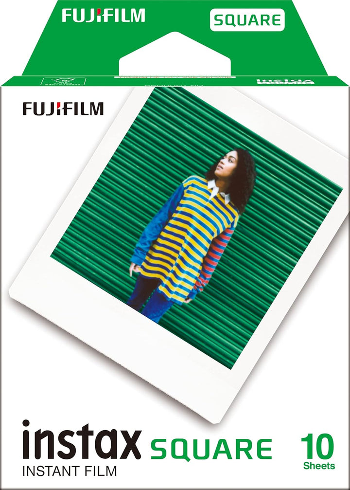 Película instantánea cuadrada Fujifilm Instax: 10 exposiciones