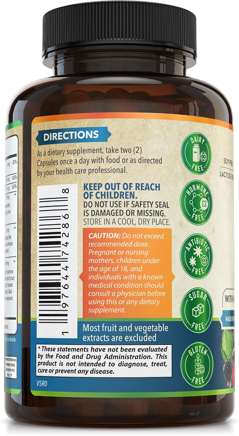 Whole World Wellness Suplemento multimineral multivitamínico diario...