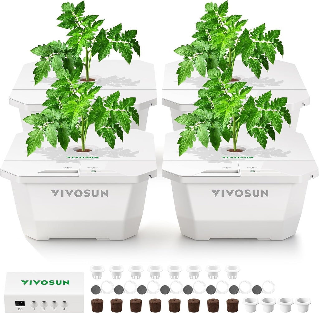 VIVOSUN Kit de sistema hidropónico DWC FlexFeed, kit de cultivo de aguas