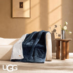 UGG Nita - Manta reversible de vellón de felpa, 50 x 70 pulgadas, color