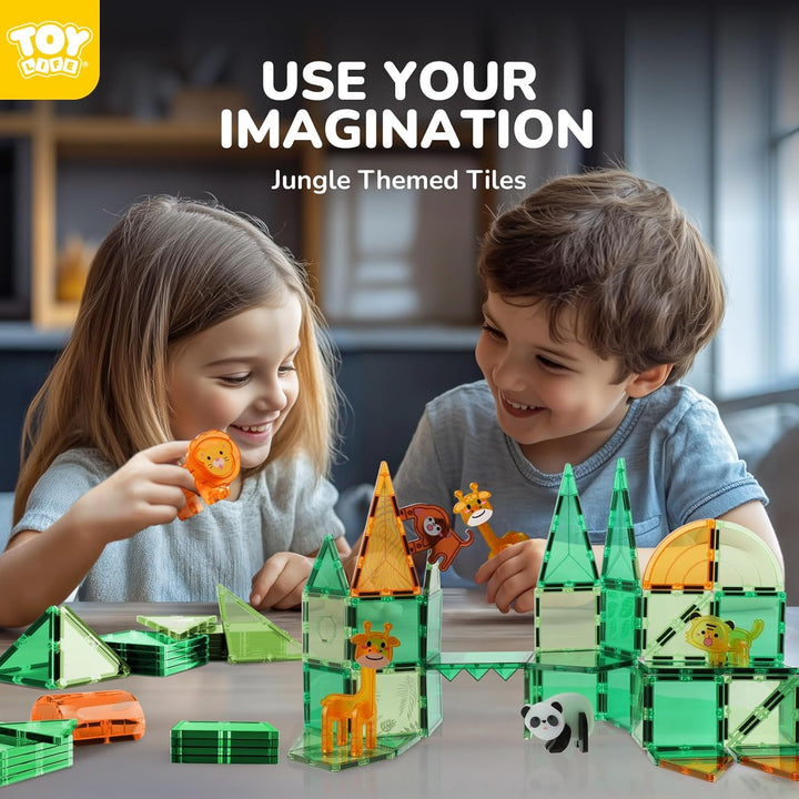 TOY Life Azulejos Magnéticos para Niños Pequeños de 3-5 Años, 56 Pi...