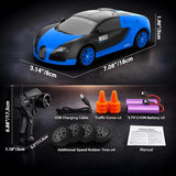 Auto de control remoto RC Drift Car 2.4GHz escala 1:24 4WD 15KM\/H...