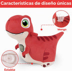 Bouncy Pals Paw Patrol x The Dino Movie Juguete Saltador Dinosaurio para Niños - Rhubarb