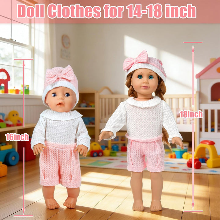 7 juegos de ropa para muñeca bebé, ropa de muñeca Reborn de 14 a 18...