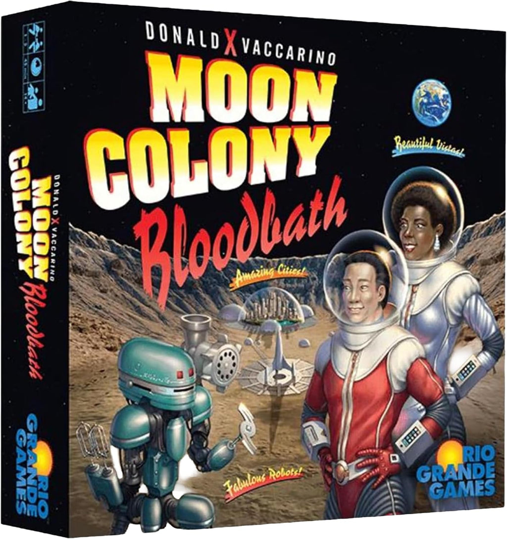 Rio Grande Games Moon Colony Bloodbath Juego de cartas de construcción de motor estratégico