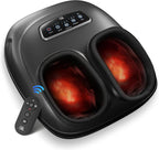 Masajeador de pies calentado 4 en 1 mejorado 2026 con Shiatsu, compresión y vibración, regalos para mujeres y hombres, máquina masajeadora de pies con control remoto, amasado profundo, se adapta a pies grandes de 14 hombres
