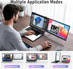 Macsecor Extensor de pantalla para laptop, monitor portátil dual ul...