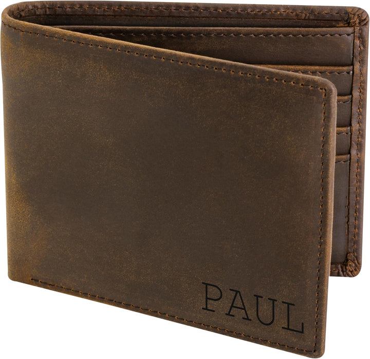 STAY FINE Carteras para hombres con bloqueo RFID | Billetera plegab...