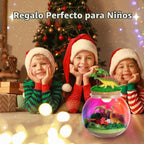 Kit de terrario iluminado de dinosaurio para niños, regalos de cumpleaños para niños de 4, 5, 6, 7, 8 a 12 años, juguetes de dinosaurio para niños con luz LED multicolor y control remoto