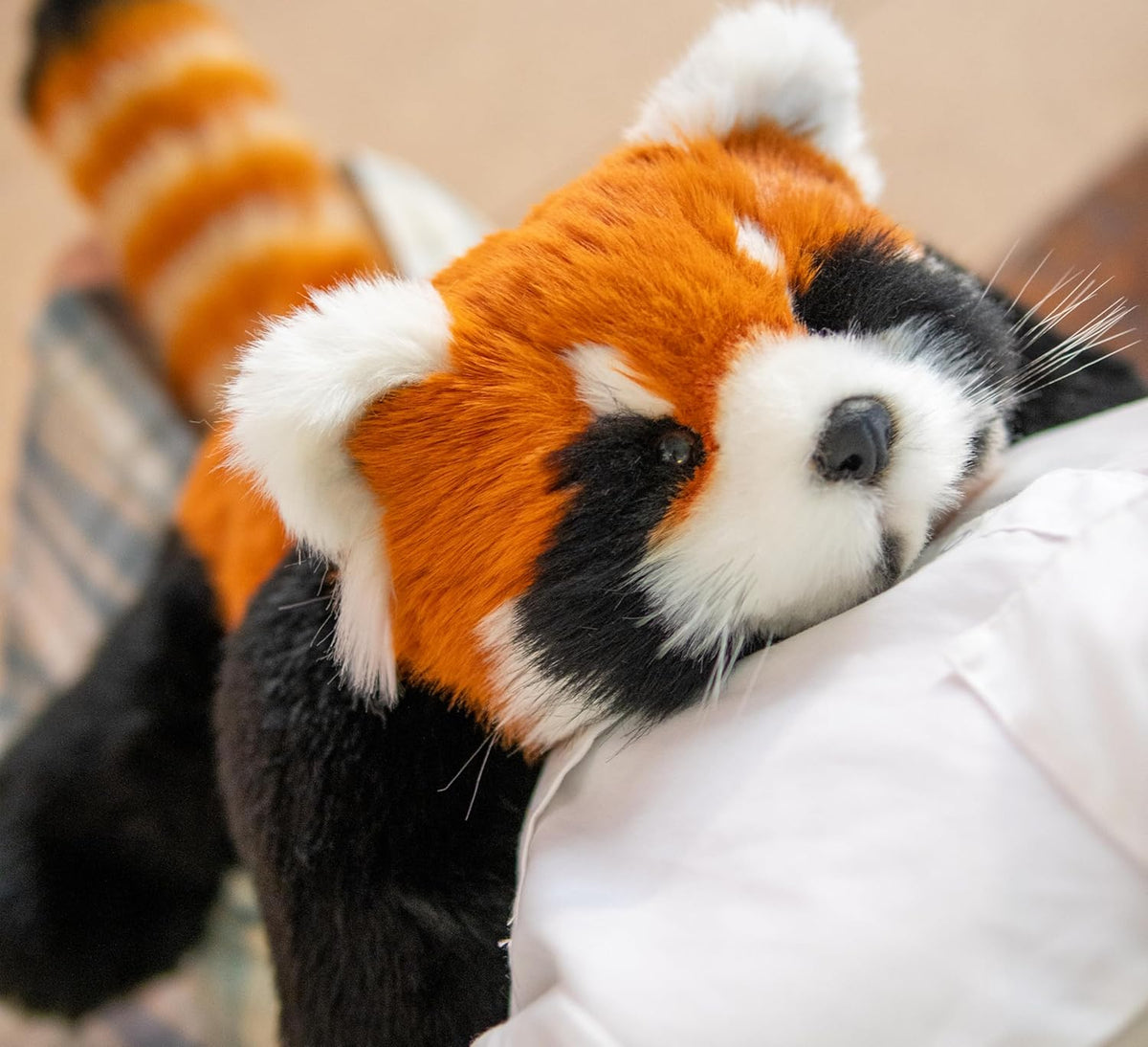 Chongker Animal de peluche que respira, juguete de peluche relajante con movimiento rítmico, peluche de compañero interactivo para niños y adultos
