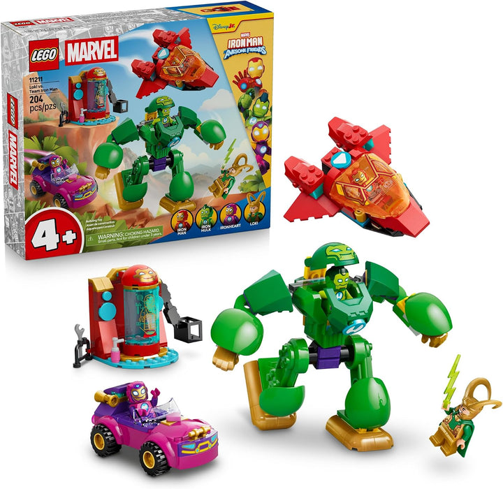 LEGO Marvel Iron Man y sus increíbles amigos Loki contra el equipo...