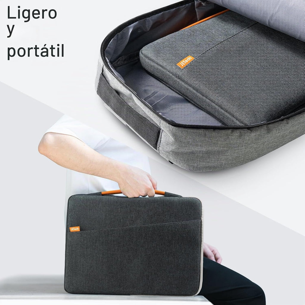JETech Funda para portátil de 13 a 14 pulgadas, color negro, 13.3-Inch