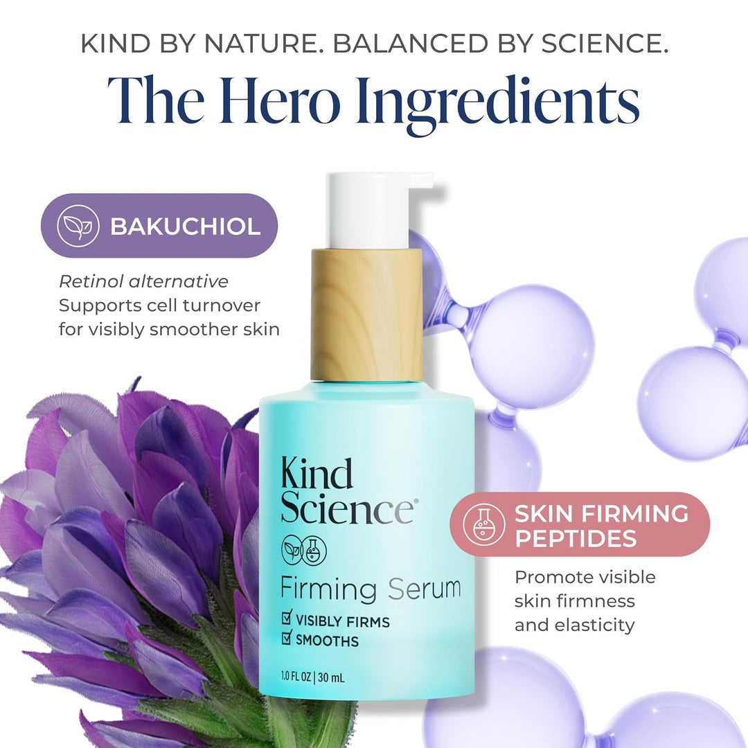 Kind Science Suero reafirmante, tratamiento facial antienvejecimien...